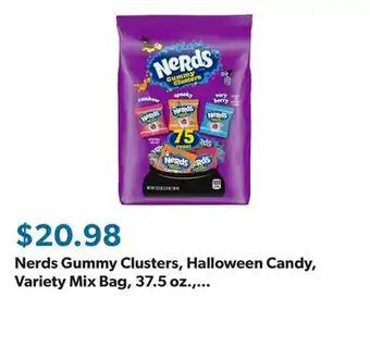 Sam's Club Nerds Gummy Clusters, Halloween Candy, Variety Mix Bag, 37.5 oz., 75 pcs offer