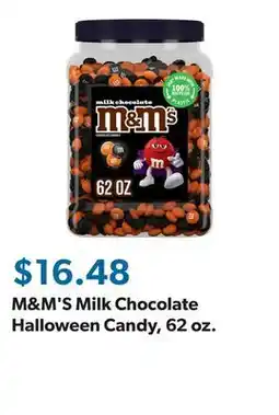 Sam's Club M&M'S Milk Chocolate Halloween Candy, 62 oz offer