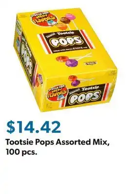 Sam's Club Tootsie Pops Assorted Mix, 100 pcs offer