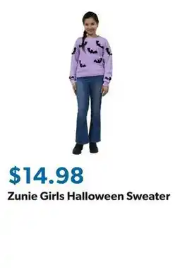 Sam's Club Zunie Girls Halloween Sweater offer