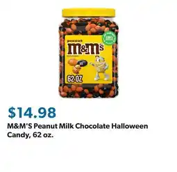 Sam's Club M&M'S Peanut Milk Chocolate Halloween Candy, 62 oz offer