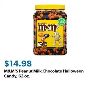 Sam's Club M&M'S Peanut Milk Chocolate Halloween Candy, 62 oz offer