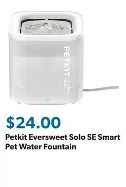 Sam's Club Petkit Eversweet Solo SE Smart Pet Water Fountain offer