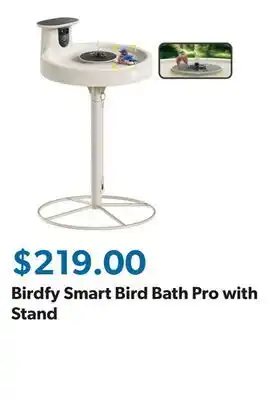 Sam's Club Birdfy Smart Bird Bath Pro with Stand offer