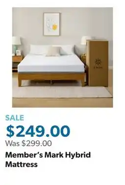 Sam's Club Member's Mark Hybrid Mattress offer