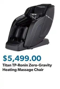 Sam's Club Titan TP-Ronin Zero-Gravity Heating Massage Chair offer