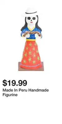 TJ Maxx Made In Peru Handmade Figurine offer