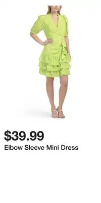 TJ Maxx Elbow Sleeve Mini Dress offer