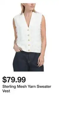 TJ Maxx Sterling Mesh Yarn Sweater Vest offer