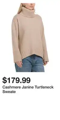 TJ Maxx Cashmere Janine Turtleneck Sweate offer