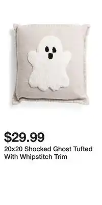 TJ Maxx 20x20 Shocked Ghost Tufted With Whipstitch Trim offer