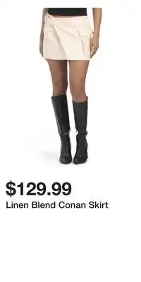 TJ Maxx Linen Blend Conan Skirt offer
