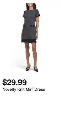 TJ Maxx Novelty Knit Mini Dress offer