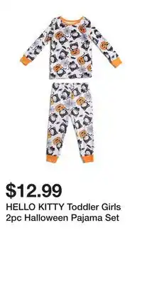TJ Maxx HELLO KITTY Toddler Girls 2pc Halloween Pajama Set offer