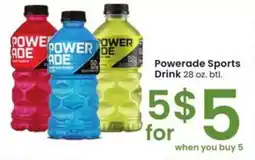 Albertsons Powerade sports drink offer