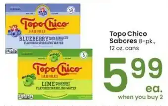 Albertsons Topo Chico Sabores offer