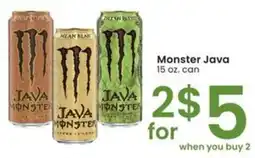 Albertsons Monster Java offer