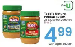 Albertsons Teddie Natural Peanut Butter offer