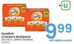 Albertsons Goldfish Crackers Multipack offer