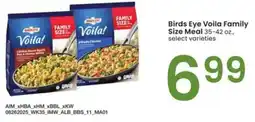 Albertsons Birds Eye Voila Family Size Meal offer