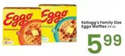 Albertsons Kellogg's Family Size Eggo Waffles offer