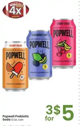 Albertsons Popwell Prebiotic Soda offer