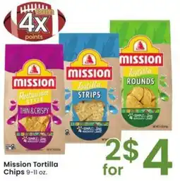 Albertsons Mission Tortilla Chips offer