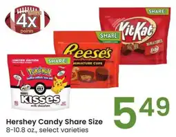 Albertsons Hershey Candy Share Size offer