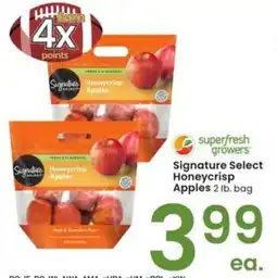Albertsons Signature select honeycrisp apples offer