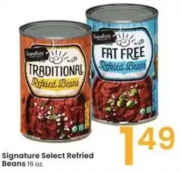 Albertsons Signature Select Refried Beans offer