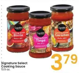 Albertsons Signature Select Cooking Sauce offer