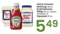 Albertsons Heinz Tomato Ketchup or Kraft Miracle Whip offer
