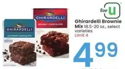 Albertsons Ghirardelli Brownie Mix offer