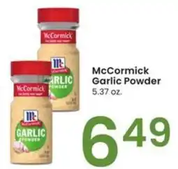 Albertsons McCormick Garlic Powder offer