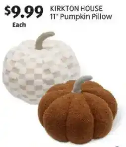 Aldi Kirkton house 11" pumpkin pillow offer