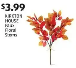 Aldi Kirkton house Faux Floral Stems offer
