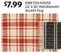 Aldi Kirkton house handwoven accent rug offer