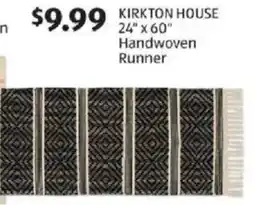 Aldi Kirkton house handwoven runner offer