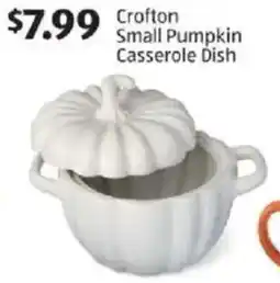 Aldi Crofton Small Pumpkin Casserole Dish offer