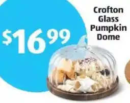 Aldi Crofton Glass Pumpkin Dome offer