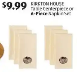 Aldi Kirkton house table centerpiece or Napkin Set offer
