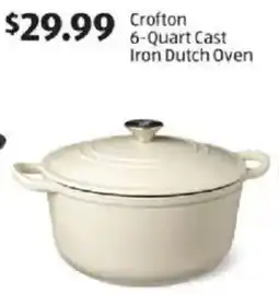 Aldi Crofton 6-Quart Cast Iron Dutch Oven offer