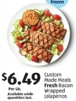 Aldi Custom Made Meals Fresh Bacon Wrapped Jalapenos offer