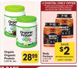 ACME Orgain Organic Protein offer