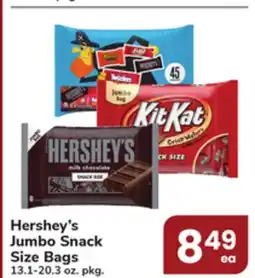 ACME Hershey's Jumbo Snack Size Bags offer