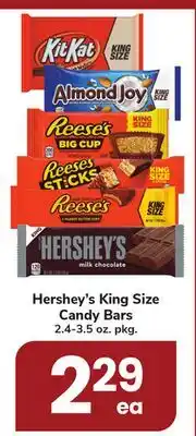 ACME Hershey's King Size Candy Bars offer