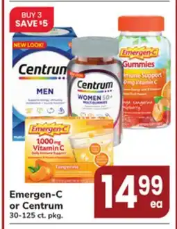 ACME Emergen-C or Centrum offer