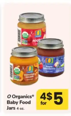 ACME O Organics Baby Food Jars offer