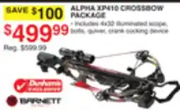 Dunham's Sports ALPHA XP410 CROSSBOW PACKAGE offer
