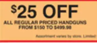 Dunham's Sports HANDGUNS offer